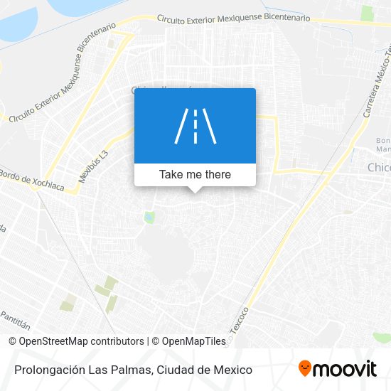 Mapa de Prolongación Las Palmas