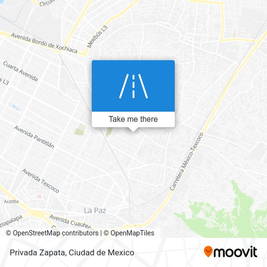 Mapa de Privada Zapata