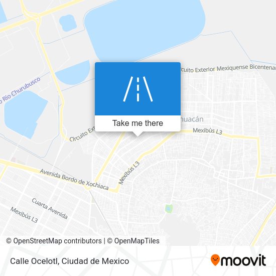 Mapa de Calle Ocelotl