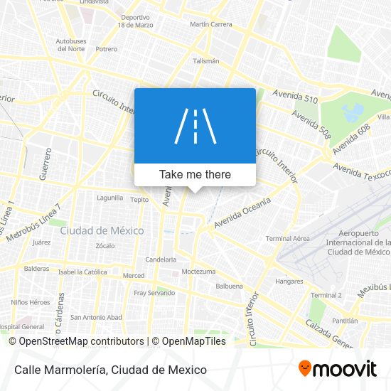 Calle Marmolería map