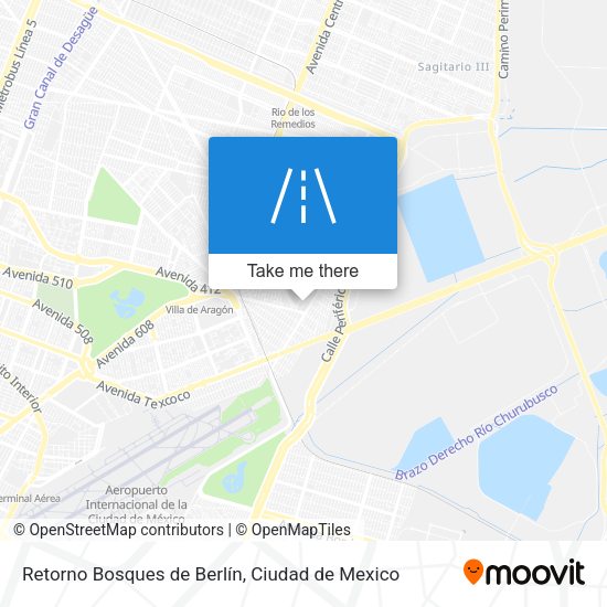 Mapa de Retorno Bosques de Berlín