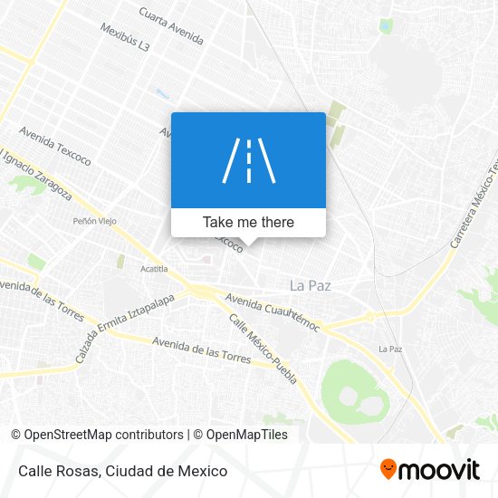 Mapa de Calle Rosas