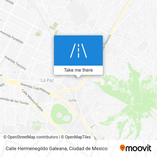 Mapa de Calle Hermenegildo Galeana