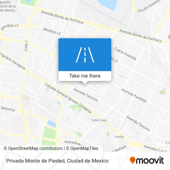 Privada Monte de Piedad map