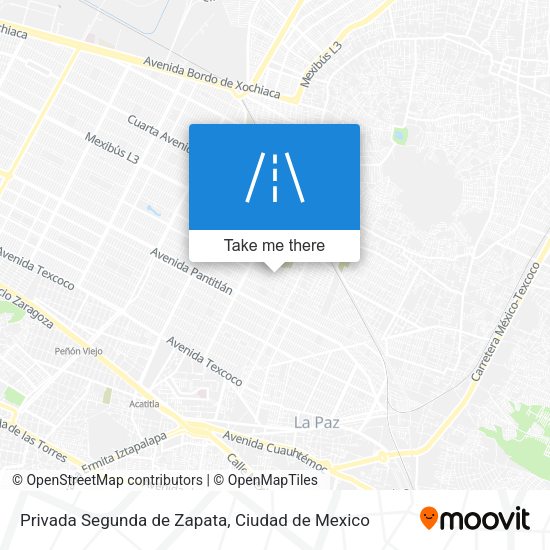 Mapa de Privada Segunda de Zapata
