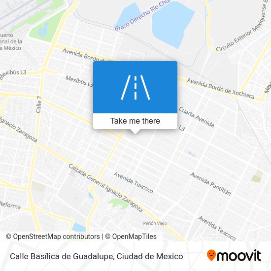 Mapa de Calle Basílica de Guadalupe
