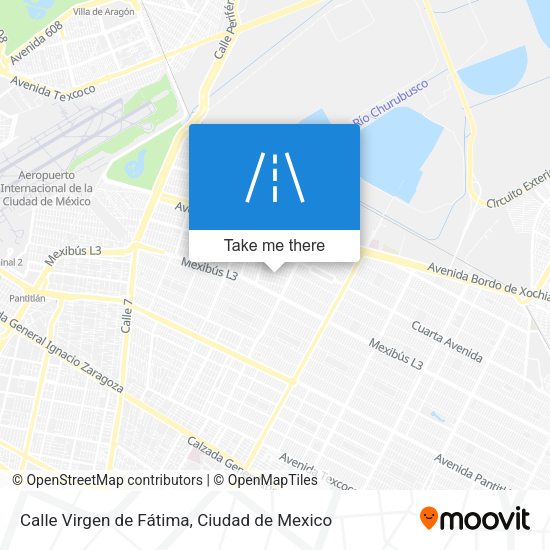 Calle Virgen de Fátima map
