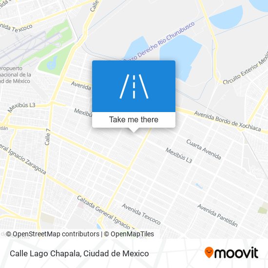 Calle Lago Chapala map