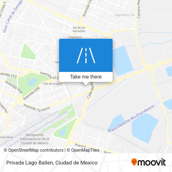 Privada Lago Ballen map