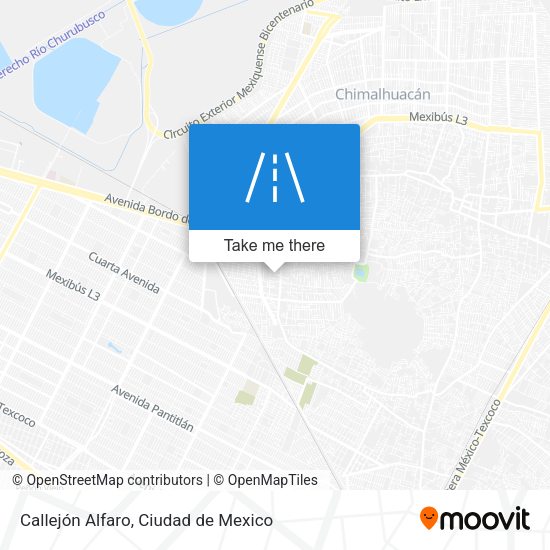 Callejón Alfaro map