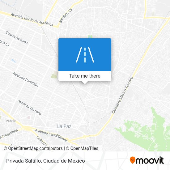 Privada Saltillo map