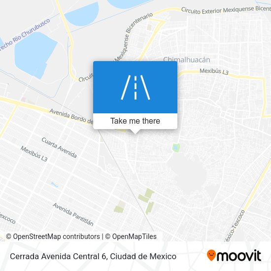 Cerrada Avenida Central 6 map