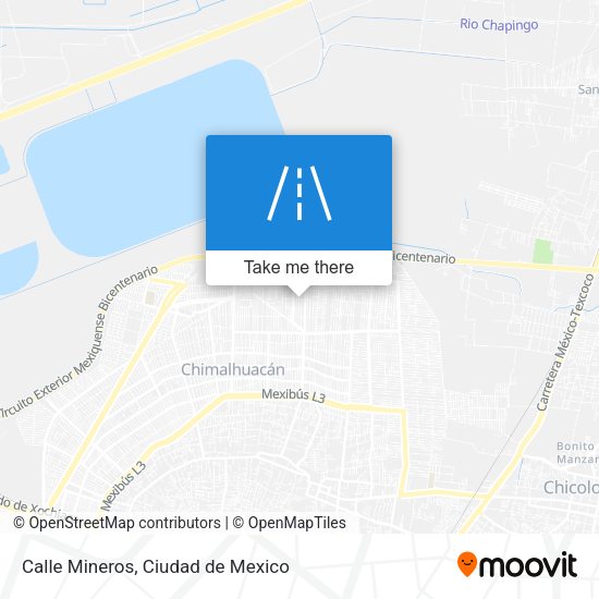 Calle Mineros map