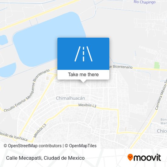 Calle Mecapatli map