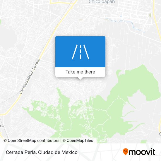 Mapa de Cerrada Perla