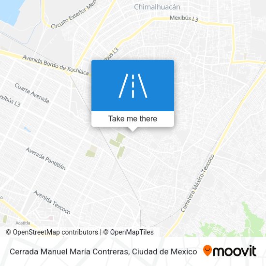 Cerrada Manuel María Contreras map