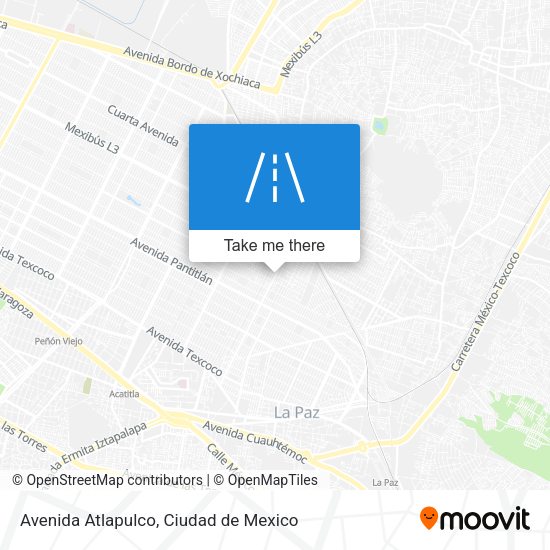 Avenida Atlapulco map