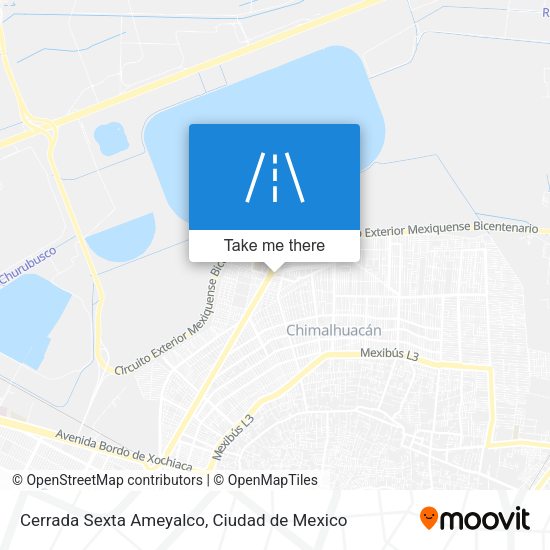 Mapa de Cerrada Sexta Ameyalco