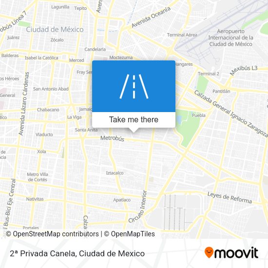 Mapa de 2ª Privada Canela