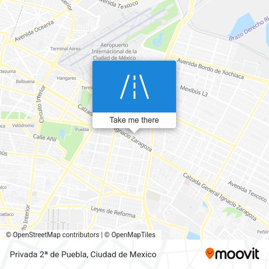 Privada 2ª de Puebla map