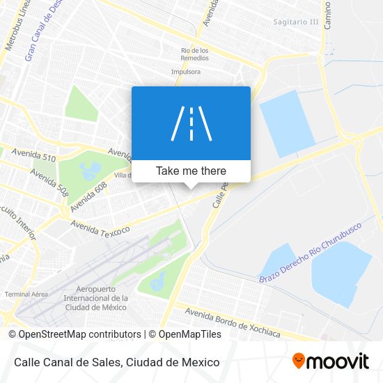 Calle Canal de Sales map
