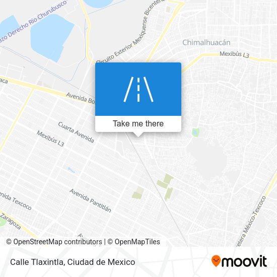 Mapa de Calle Tlaxintla
