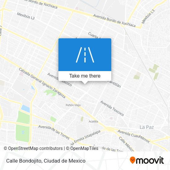 Mapa de Calle Bondojito