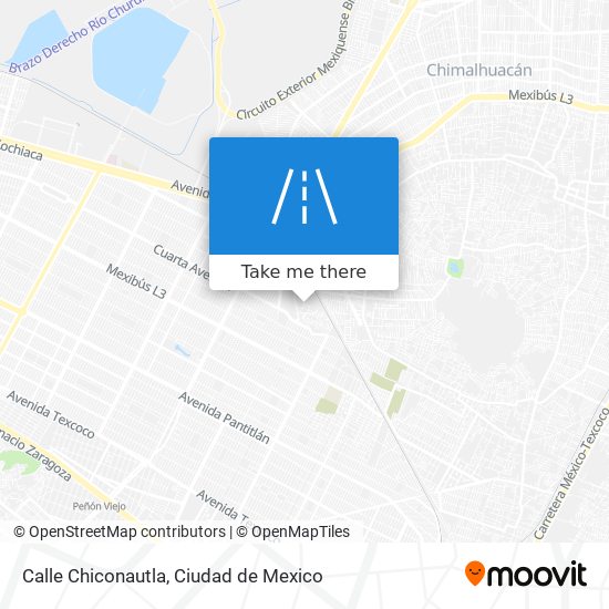 Mapa de Calle Chiconautla