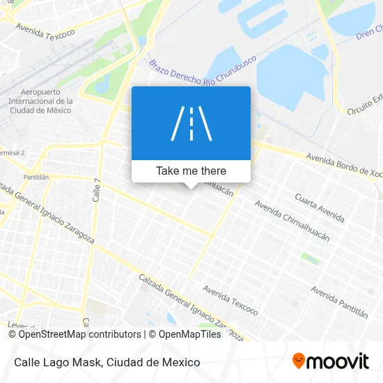 Calle Lago Mask map