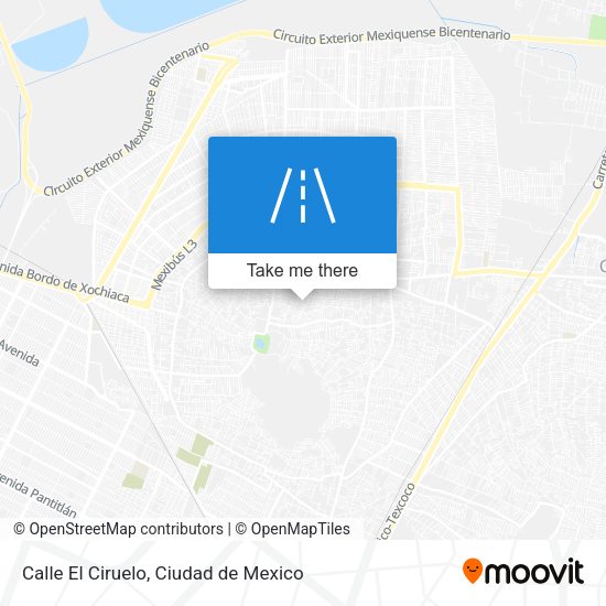 Calle El Ciruelo map