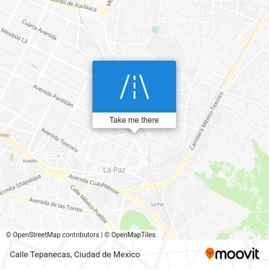 Calle Tepanecas map