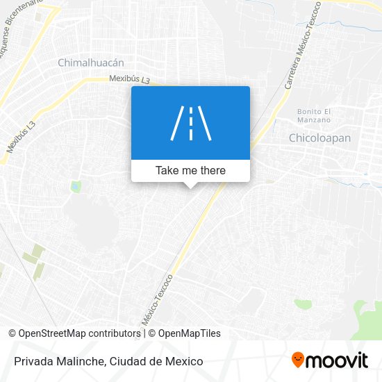 Mapa de Privada Malinche