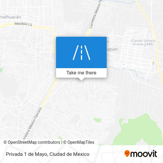 Mapa de Privada 1 de Mayo