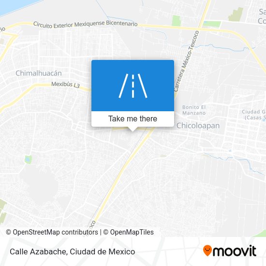 Calle Azabache map