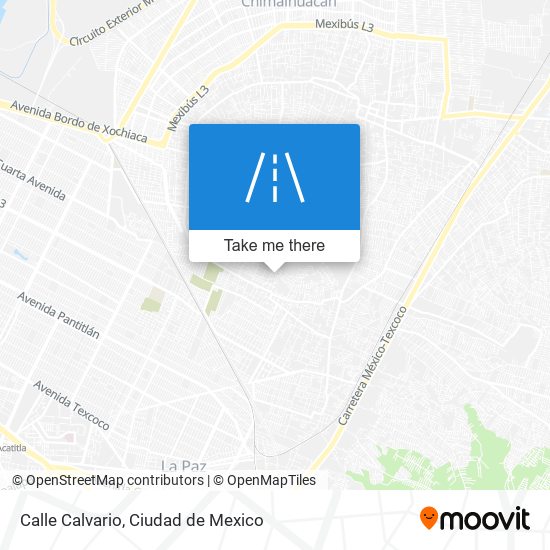 Calle Calvario map