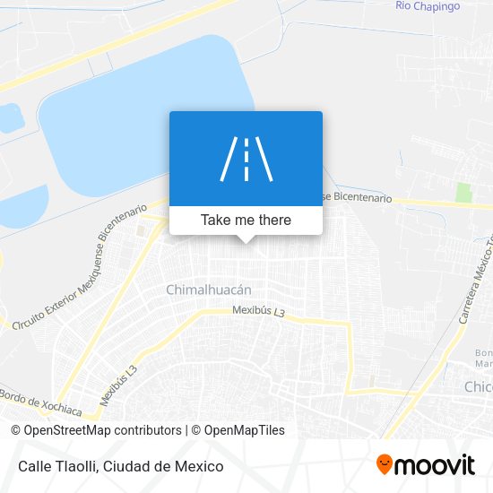 Mapa de Calle Tlaolli