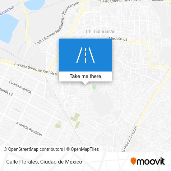 Calle Florales map