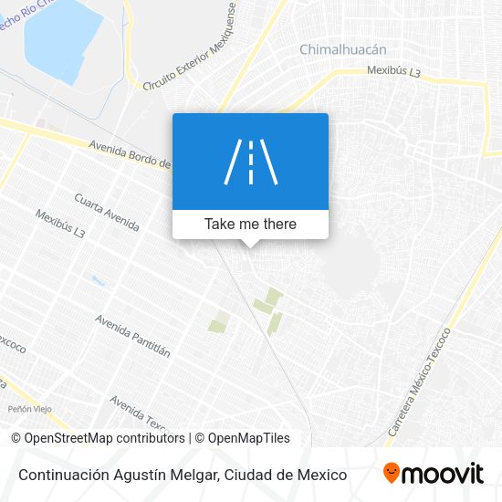 Mapa de Continuación Agustín Melgar