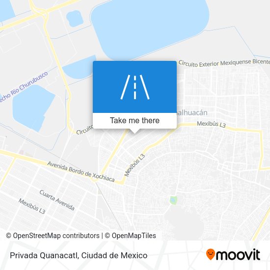 Mapa de Privada Quanacatl