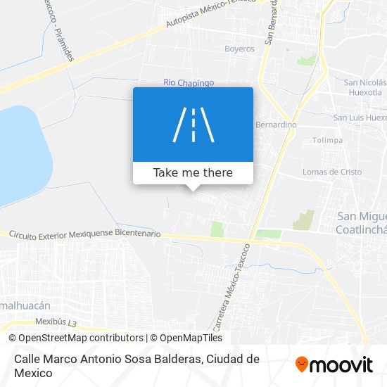 Mapa de Calle Marco Antonio Sosa Balderas