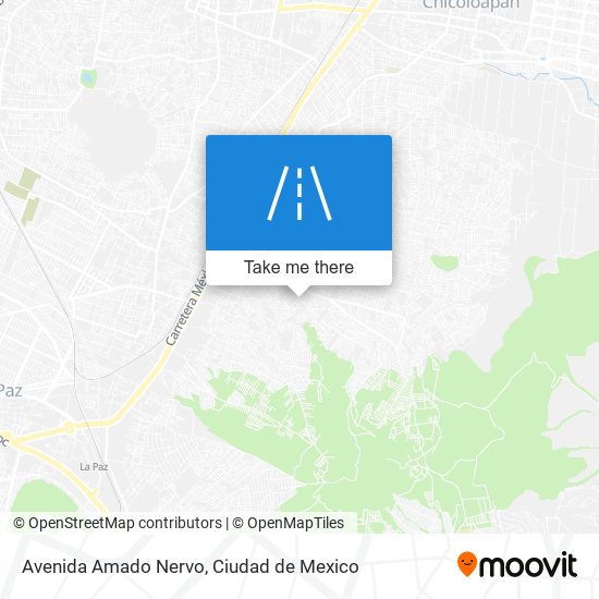 Avenida Amado Nervo map