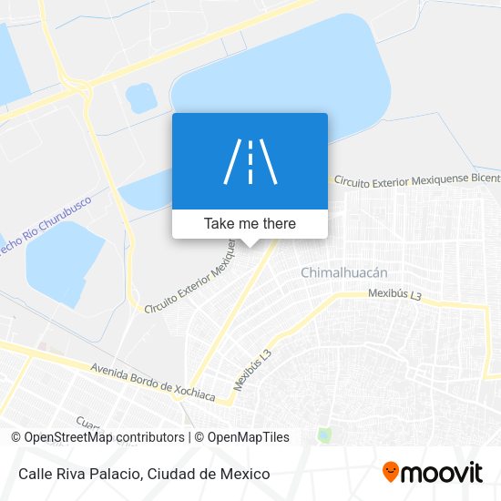 Mapa de Calle Riva Palacio