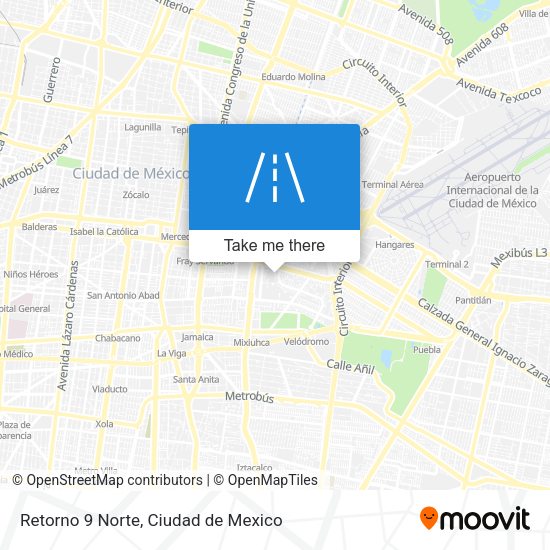 Mapa de Retorno 9 Norte