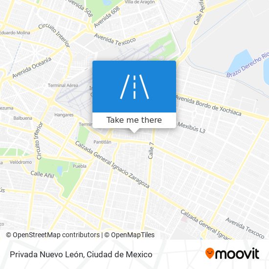 Privada Nuevo León map