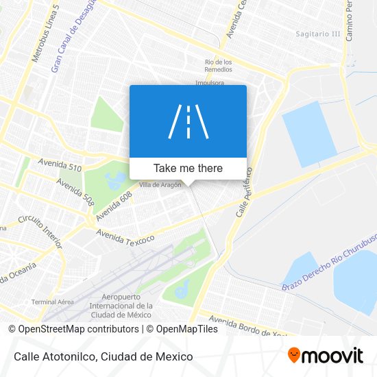Calle Atotonilco map