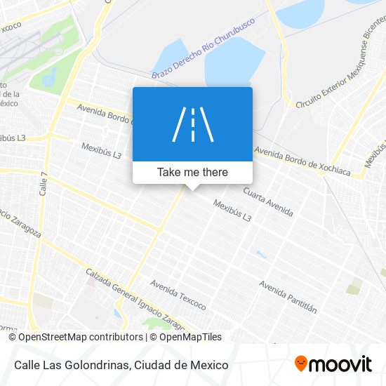 Calle Las Golondrinas map