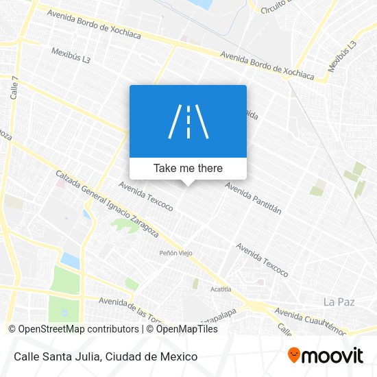 Mapa de Calle Santa Julia