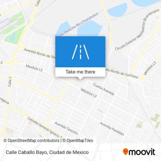Calle Caballo Bayo map