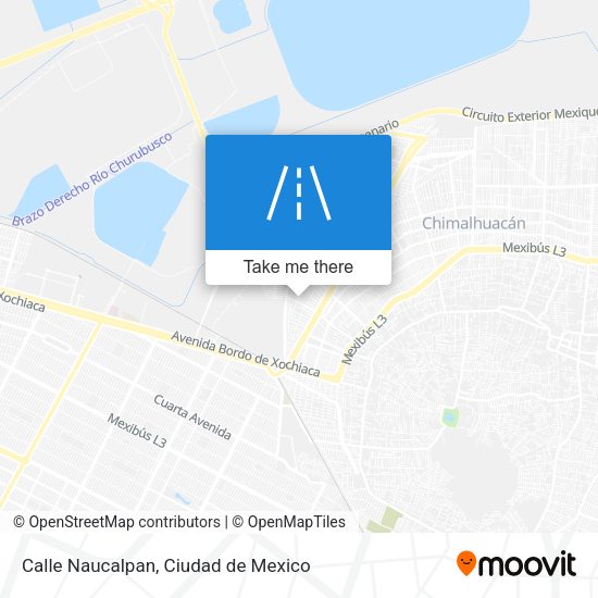 Mapa de Calle Naucalpan