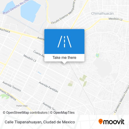 Calle Tlapanahuayan map